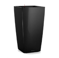 office plants lechuza cubico black